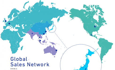 日東工器の海外営業ネットワーク