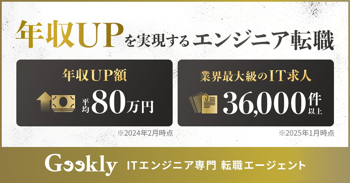 GeeklyのTOPページ